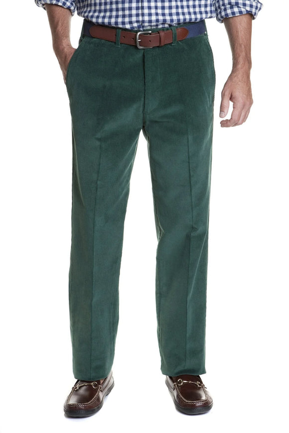 Men's Beachcomber Stretch Corduroy Pant  Hunter Green Solid