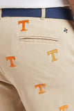 Men's Embroiderd Pants Tennessee on Khaki