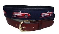 Men's Canvas Ribbon Belt Corvette | Cotuit Casuals Exclusive