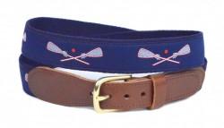 Cool lacrosse belt for boys in Red white and Navy, a Designs by Lillie Exclusive. Shop now